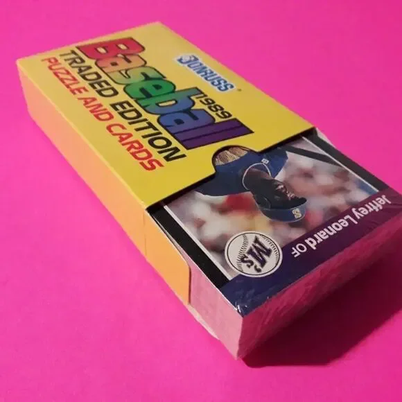 1989 DONRUSS Baseball Traded Edition. Complete Set In Factory Cello Wrap - Picture 4 of 5